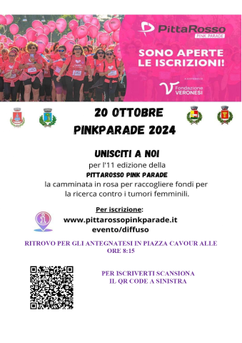 Pink parade 20 ottobre 2024